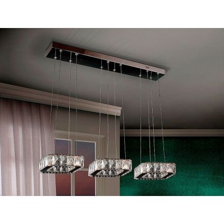 Lámpara Led Diva 3 Cuadrados de Schuller