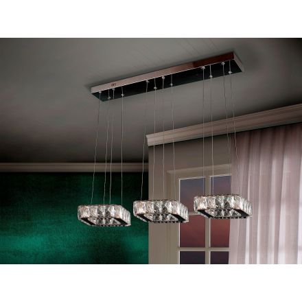 Lámpara Led Diva 3 Cuadrados de Schuller