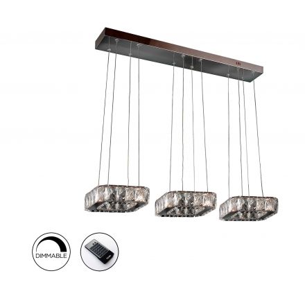 Lámpara Led Diva 3 Cuadrados de Schuller