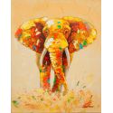Cuadro Elefante Multicolor de Dissery Cuadro Elefante Multicolor de Dissery