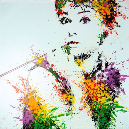 Cuadro Audrey Hepburn Multicolor de Dissery