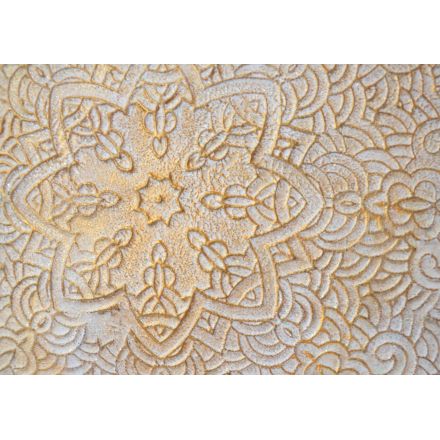 Detalles Cuadro Mandala Beige de Dissery