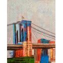 Detalles Cuadro Brooklyn Y Manhattan Color de Dissery