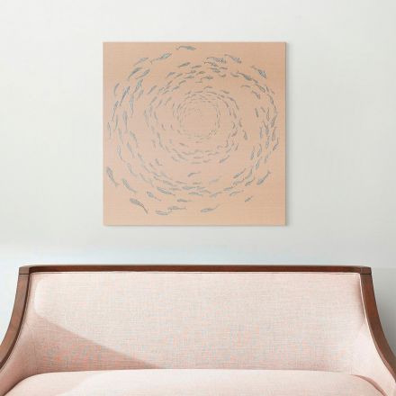 Cuadro Espiral De Peces de Dissery en ambiente