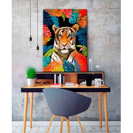 Cuadro Tigre de Dissery en ambiente