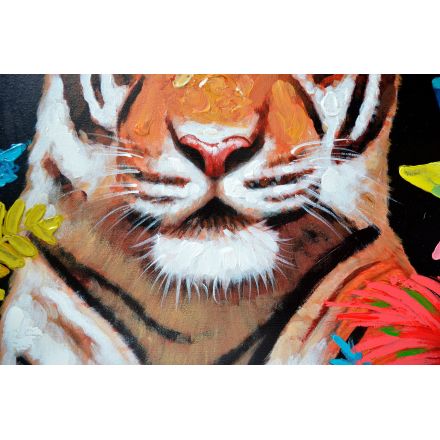 Detalles Cuadro Tigre de Dissery