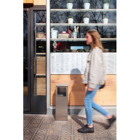 Cenicero papelera Riga Inox de Mobles 114