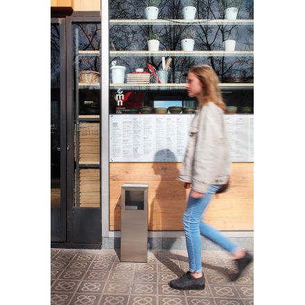 Cenicero papelera Riga Inox de Mobles 114